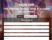 Tablet Screenshot of cagny.com